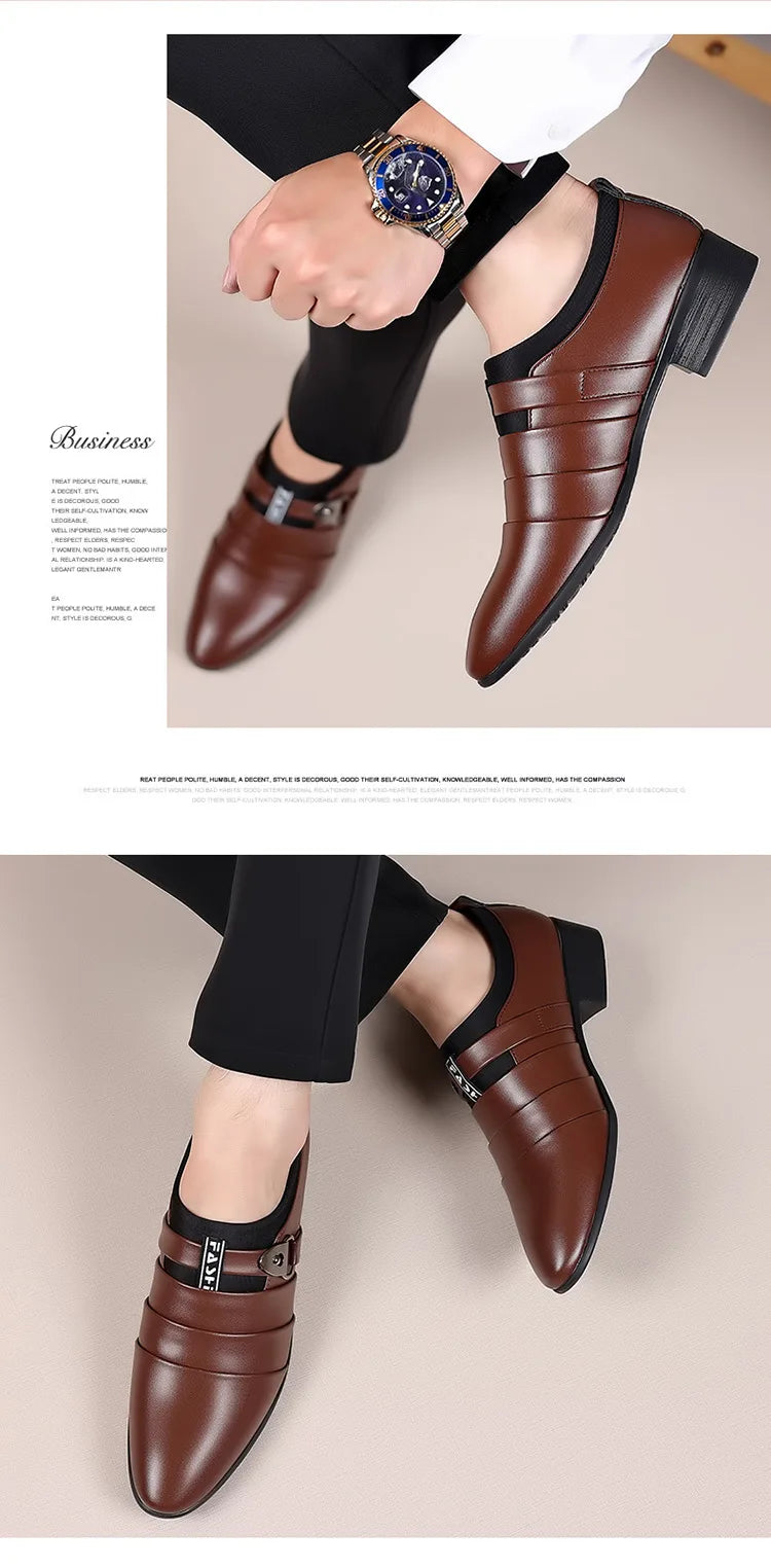 Classic Business Men Shoes Formal Slip On