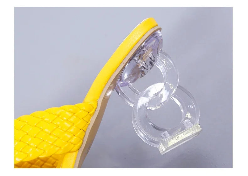 Crystal Heel Slides for Woman