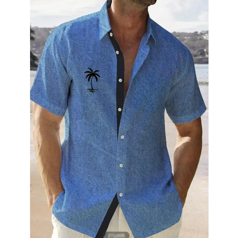 Casual Short Sleeve Beach Shirt