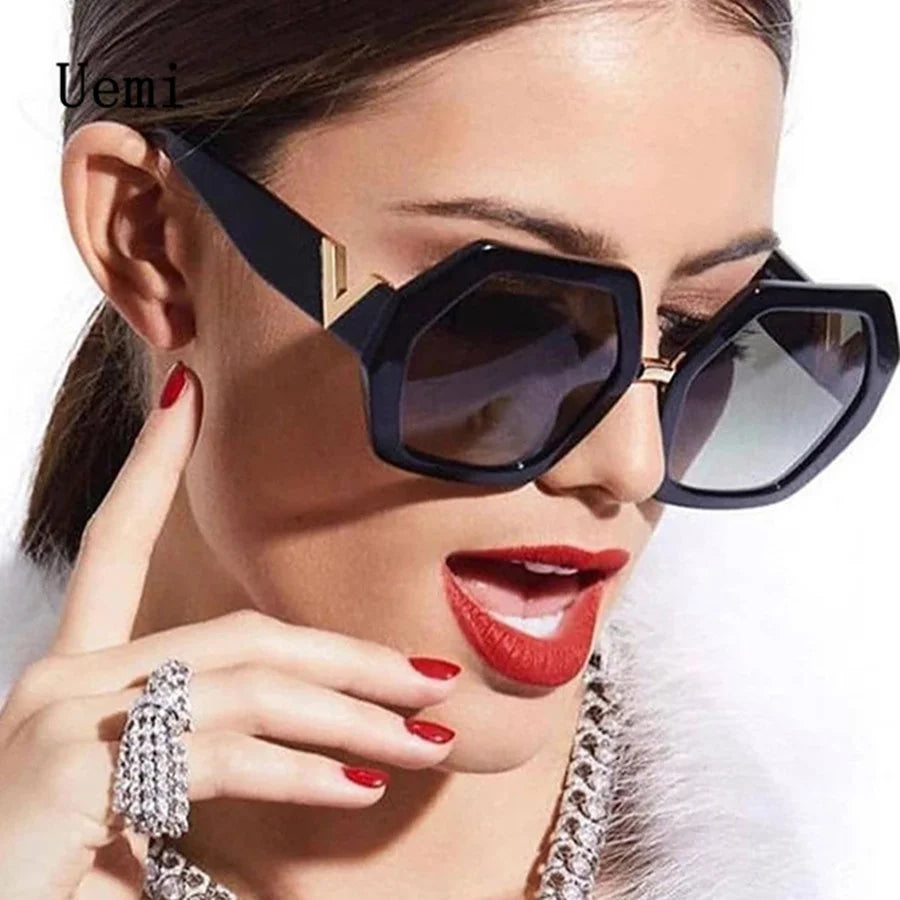 Luxury Retro Square Sunglasses