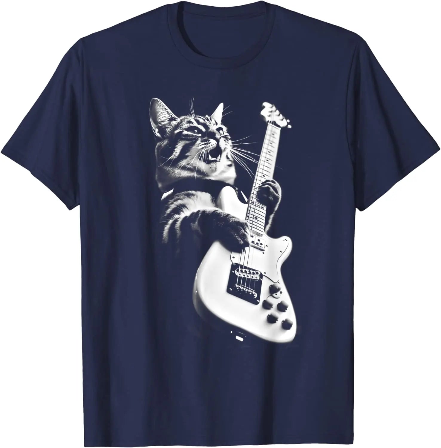 Rock Cat Playing Guitar