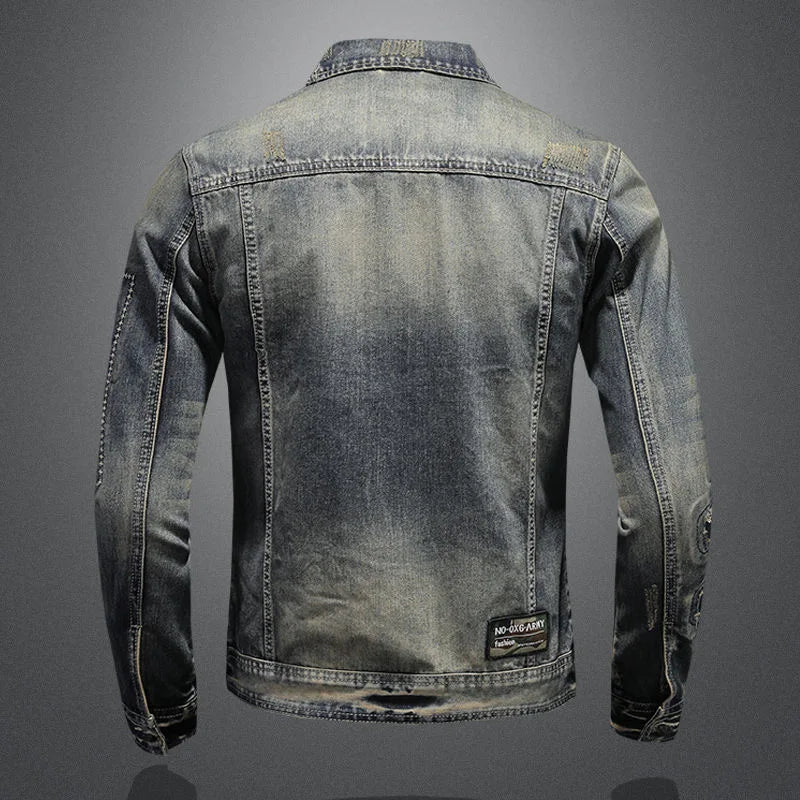 Ripped Vintage Jeans Jacket