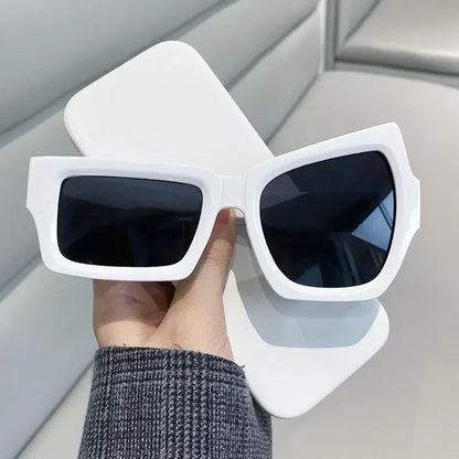 Fashion Irregular Square Sunglasses Asymmetrical Sun Glasses