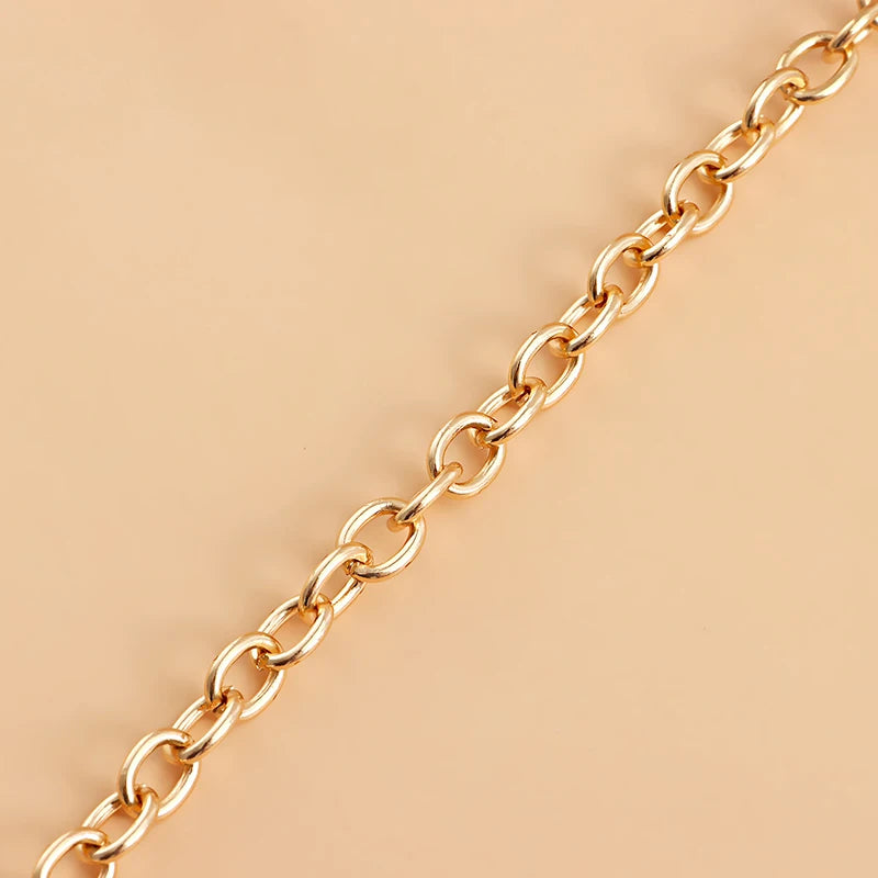 Sun Waist Chain Metal Belts For Women Dress Jewelry Waist Chain Waist Belts