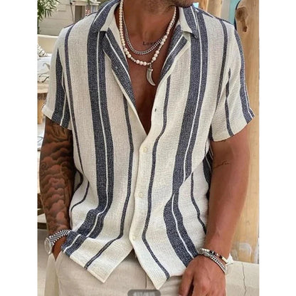 Casual Short Sleeve Beach Shirt