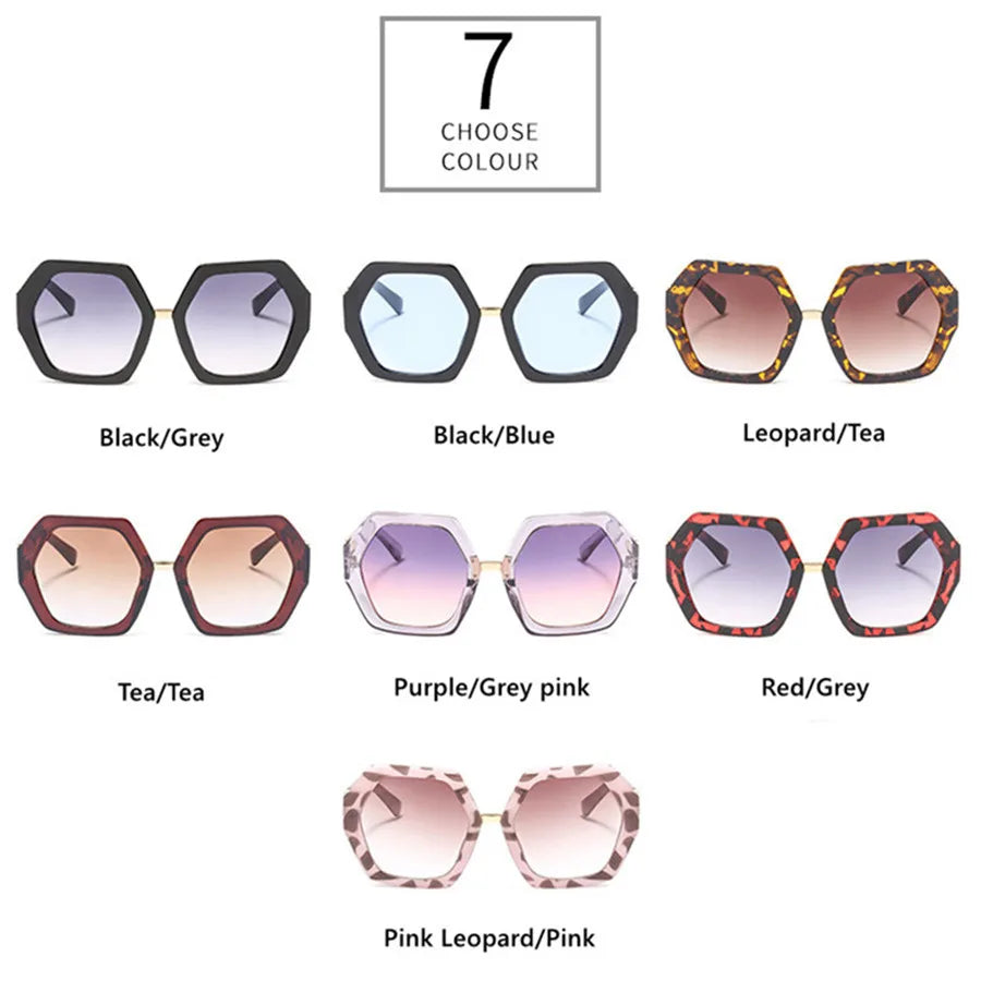 Luxury Retro Square Sunglasses